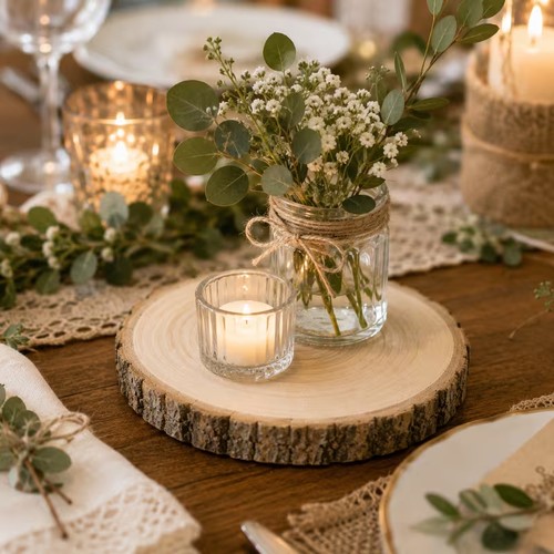 10pcs wood slices for - 10pcs,