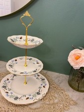 3 tier cake stand vintage