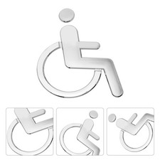  5 Pack Disable Toilet Signs