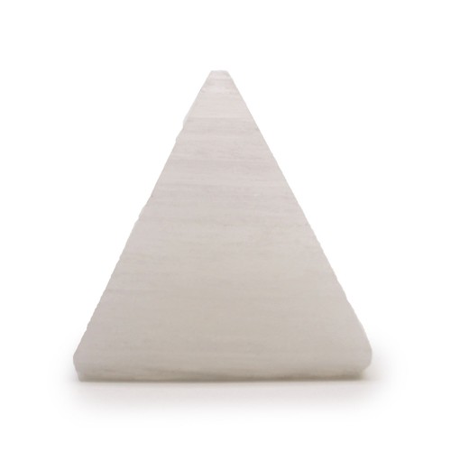 Selenite pyramid 5 cm - selenite,