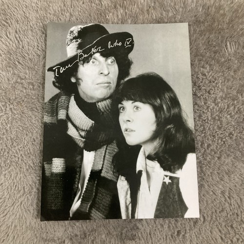 Tom baker signed - tom,