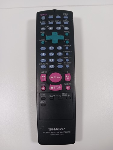 Sharp rrmcg0235ajsa vcr - sharp,
