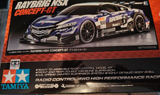 TAMIYA 1/10 RC CAR 58599 RAYBRIG NSX CONCEPT GT PRE-BUILT PLEASE READ,SEE PICS
