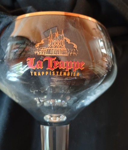 Trappe trappist beer glass - la,