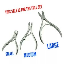 PIG STAINLESS STEEL TOOTH CUTTING PLIERS SET - VETERINARY EQUIPMENT - UK SELLER