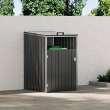 Single Wheelie Bin Storage Garden Store Cover Rubbish Dustbin Shed Storage Units