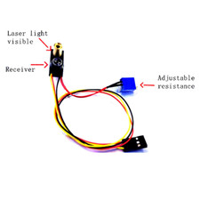 Laser Diffuse Reflectance Receiver Sensor 1-100cm / Black and White line Module
