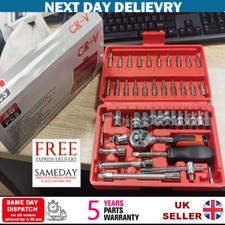 Socket Set Compact 46pcs 1/4"