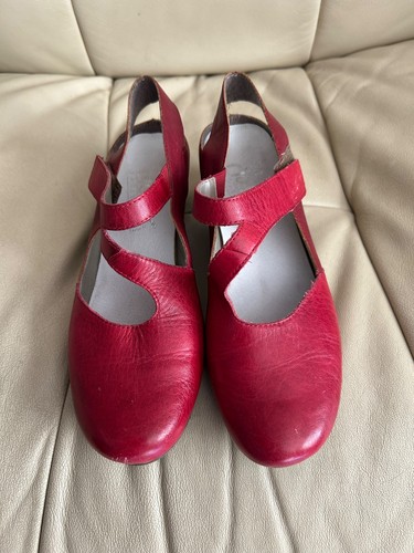 Rieker women red leather - rieker,
