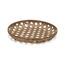 Large Round Bamboo Wooden Tray