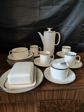 Thomas Bavaria Medallion Wide Gold Band Mixed 20 Piece Part Set VGC See Desc.