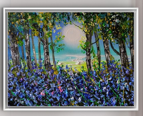 Original oil flower - original, painting