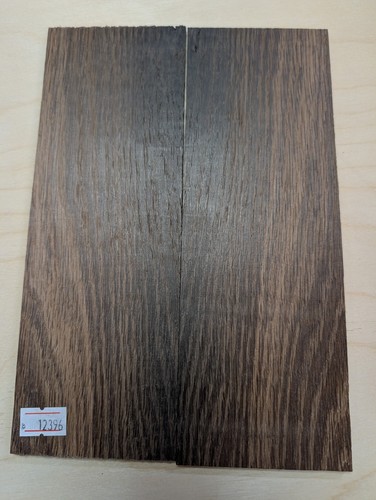 Bog oak bookmatched headplate - bog,