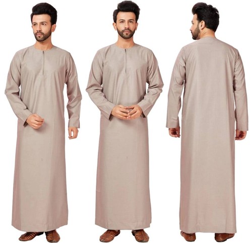 Men omani cotton jubba peach - men's,