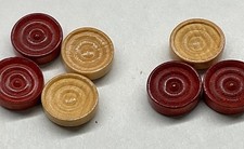 Wood Checker Chip Token