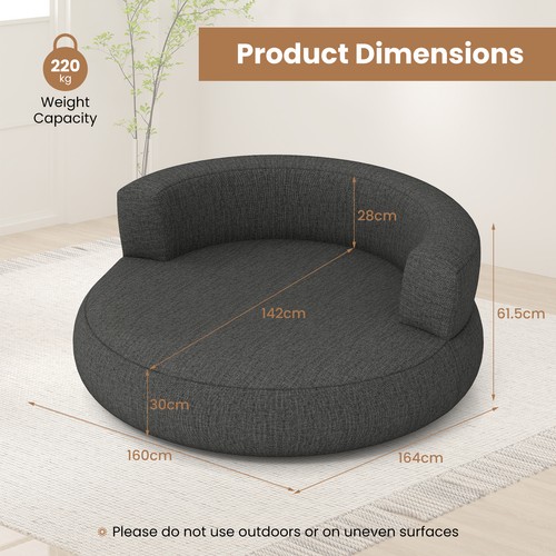 Sofa with detachable cover - with,
