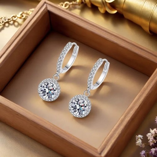 925 sterling silver earrings - silver,