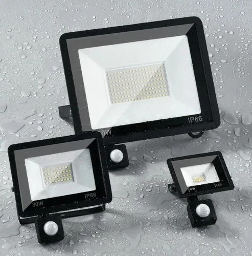 Led floodlight with pir - led,