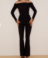 Asymmetric Slinky Bardot Top &