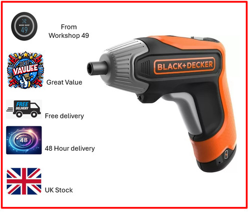 Black decker 6v - 3.6v, cordless