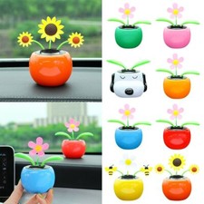 Dancing Flower Solar Powered Swinging Toy Automobile Dashboard Decoration Gift