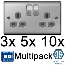 BG Brushed Steel Satin Chrome