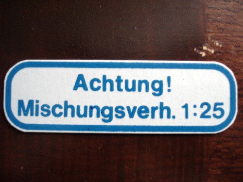 Nameplate attention mixing - attention!,