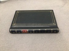 Vintage Black Photo Album Looks Like A Book Holds 312 Photographs
