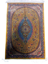 Hand-Knotted Silky Feel Area