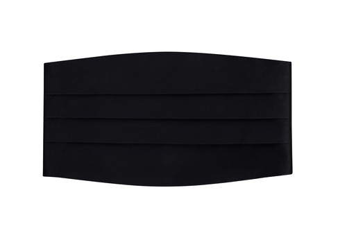 Men black adjustable satin - men's,