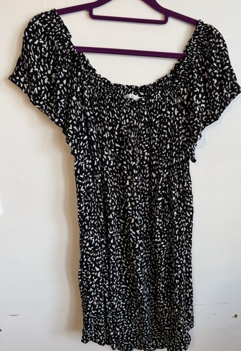 Primark black white abstract - black,