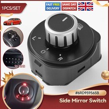 Rearview Mirror Adjust Knob Button Switch For VW Polo 6C 6R 2010-2017 6RD959565B
