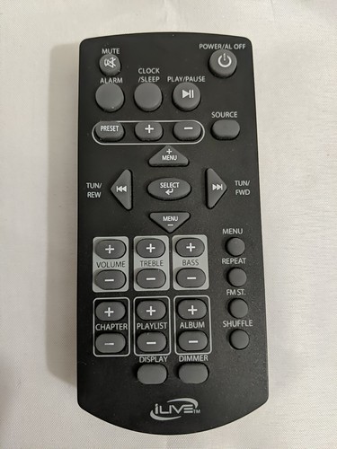 Ilive itp100b remote for - ilive,