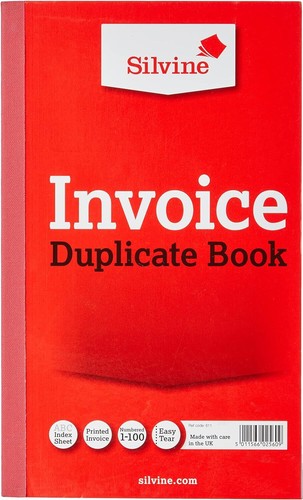 Silvine duplicate invoice book - silvine,