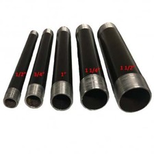 Black medium steel tube - steel,