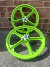 skyway 20"bmx wheels/Green