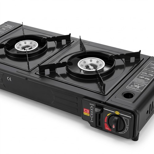 Double burner camping gas - double,