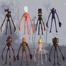 8PCS Siren Head Action Figure