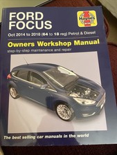 Ford Focus 2014 To 2018 Haynes Workshop Manual. Petrol And Diesel