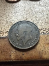 1913 One Penny Coin, George V, 