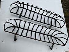 Pair Of Wrought Iron 3’Long