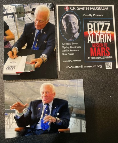 Buzz aldrin signed mission - aldrin,