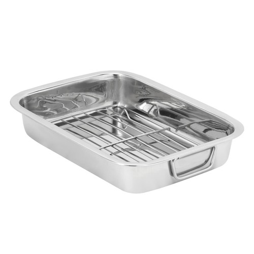 Stainless steel roasting tins - roasting,