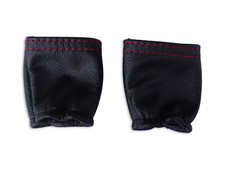 Seat Belt Stalk Covers For Mazda MX5 Mk1 Mk2 Genuine Leather Red St