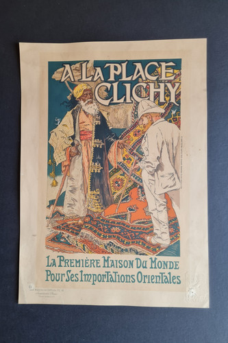 Antique 1895 print - -, les
