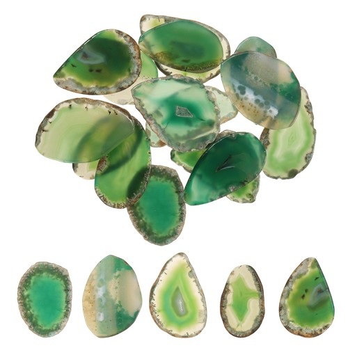 Agate light table slices - light,
