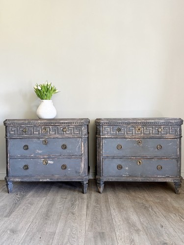 Matching pair gustavian - pair, of