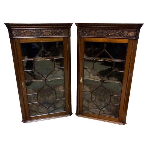 Handsome pair mahogany - handsome, of
