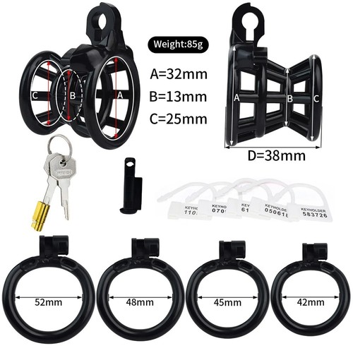 Resin male chastity device - resin,
