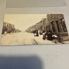 Crosshills Street Scene RPPC